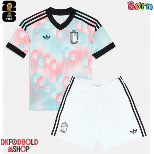 Belgien Thomas Meunier #15 Udebanesæt Børn VM 2026 Kort ærmer (+ korte bukser)